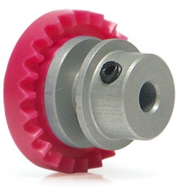 Slot.It GI23-Al Inline Crown Gear, Alum. Hub, 23T