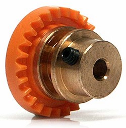 Slot.It GI25-Bz Inline Crown Gear, Bronze Hub, 25T