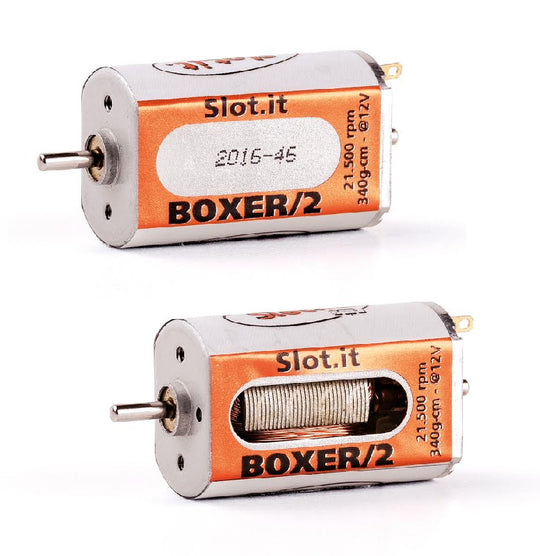 Slot.It MN08ch 21,500 RPM Flat 6 Motor, Long-Can