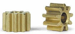 Slot.It PI09 Press-on Pinion, 9T, Inline, 5.5mm, Brass